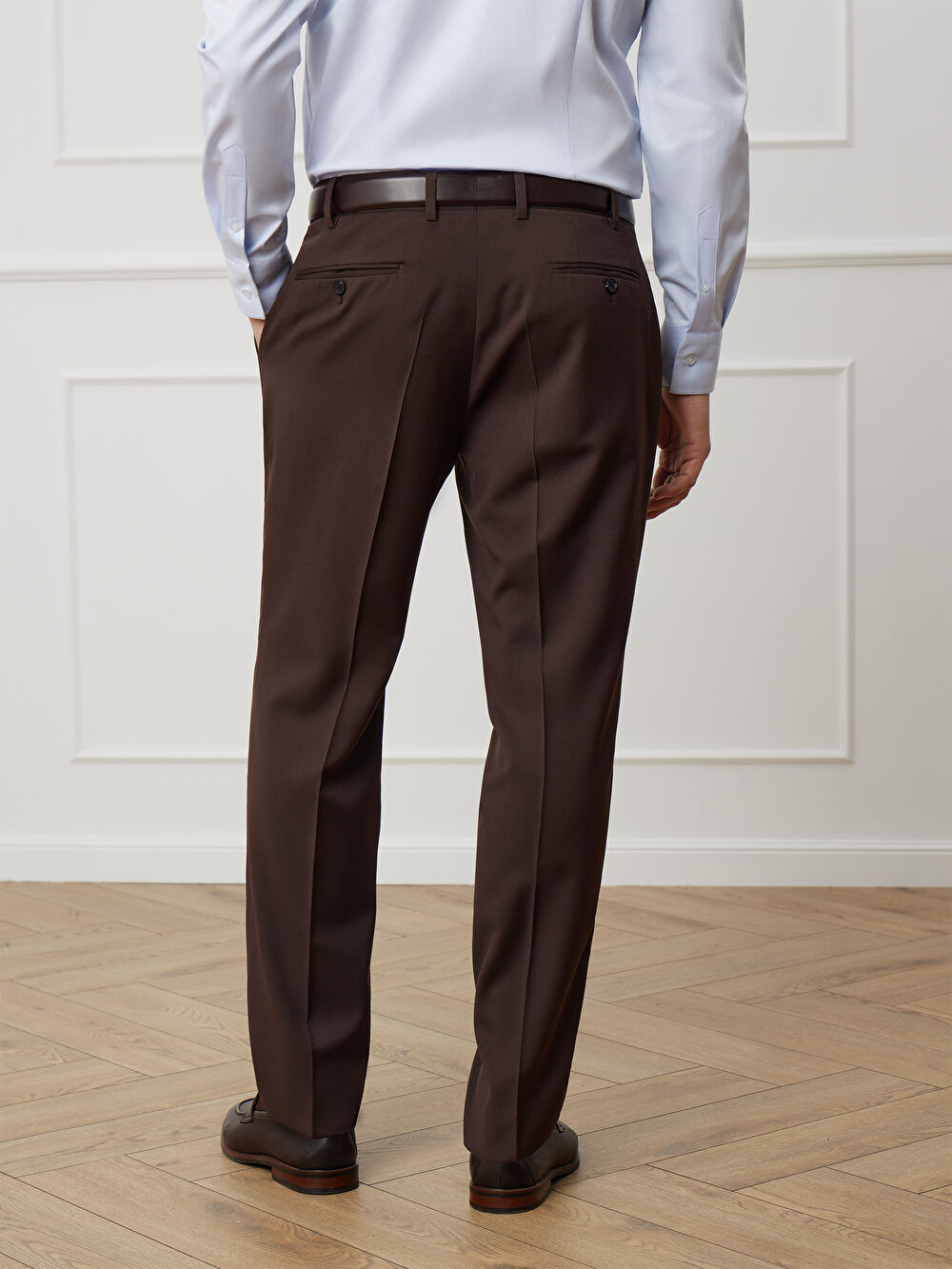 BRĄZOWE SPODNIE DO GARNITURU - MIKSUJ I ŁĄCZ - 3