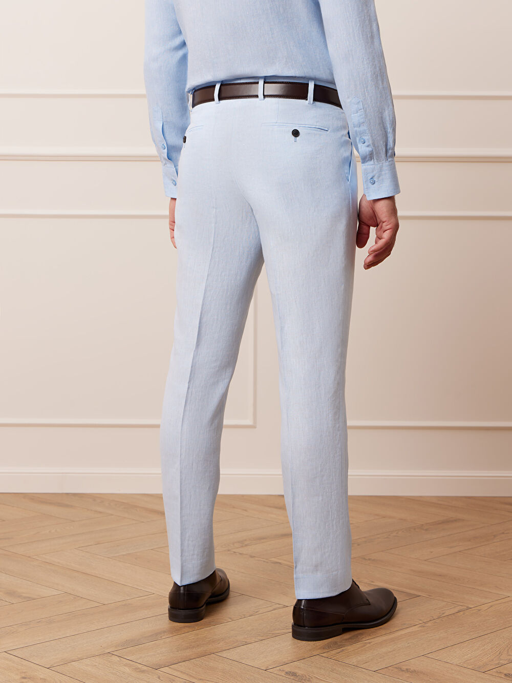 NIEBIESKIE SPODNIE DO GARNITURU - MIKSUJ I ŁĄCZ - 4