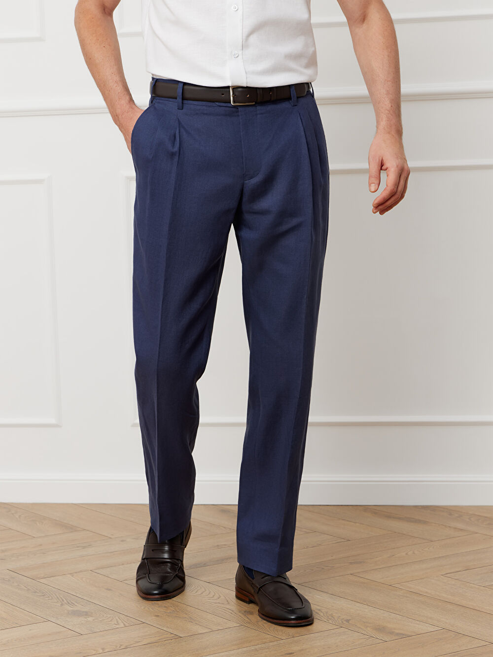 NIEBIESKIE SPODNIE DO GARNITURU - MIKSUJ I ŁĄCZ