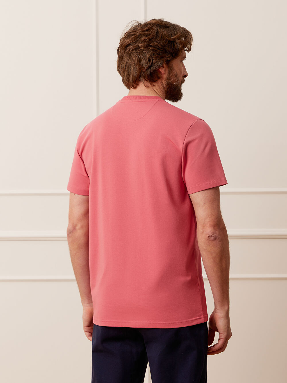 RÓŻOWY T-SHIRT BELSAY - 7