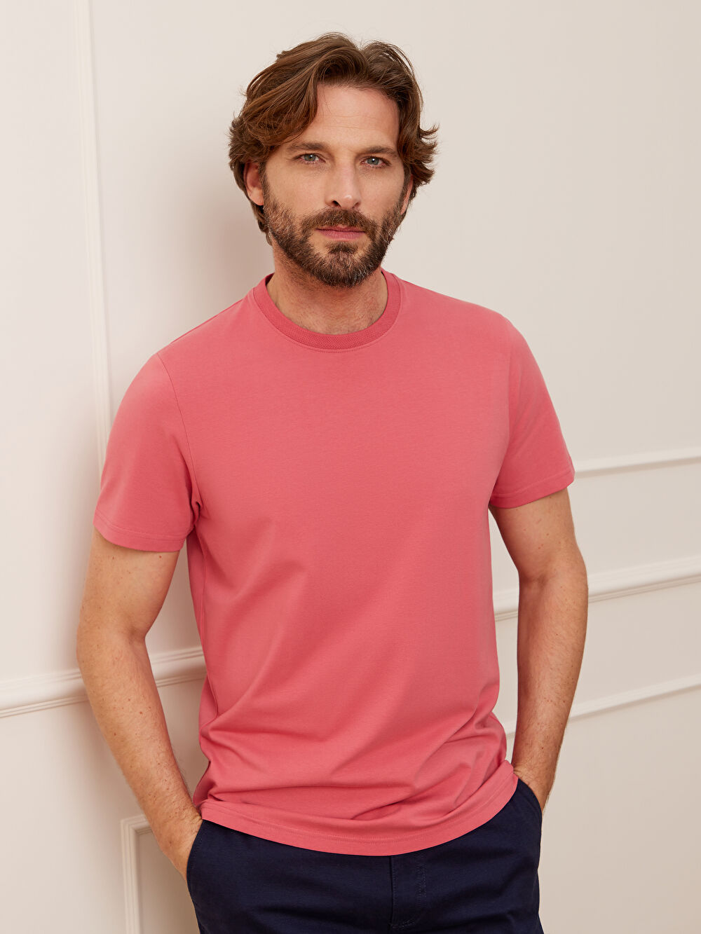 RÓŻOWY T-SHIRT BELSAY