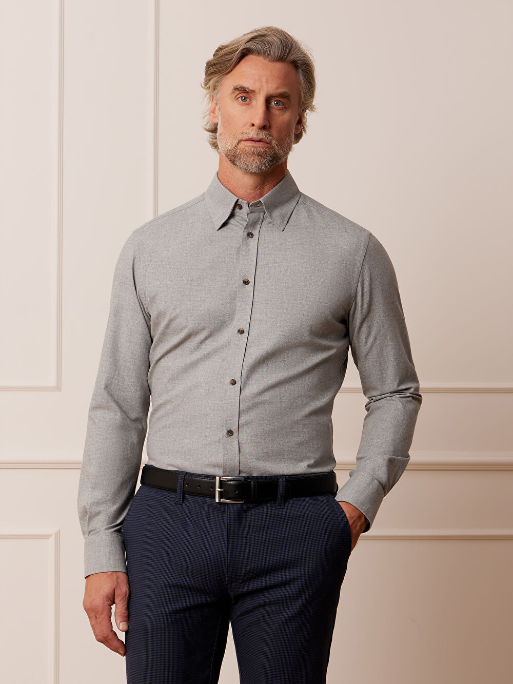 SZARA KOSZULA CAPRI DŁUGI RĘKAW - 4