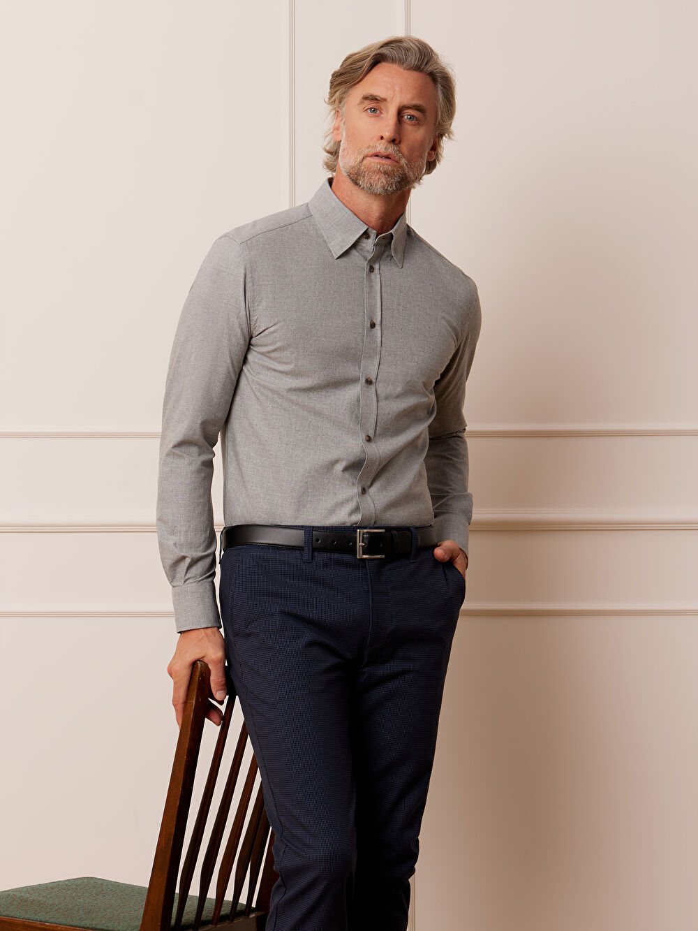 SZARA KOSZULA CAPRI DŁUGI RĘKAW - 6