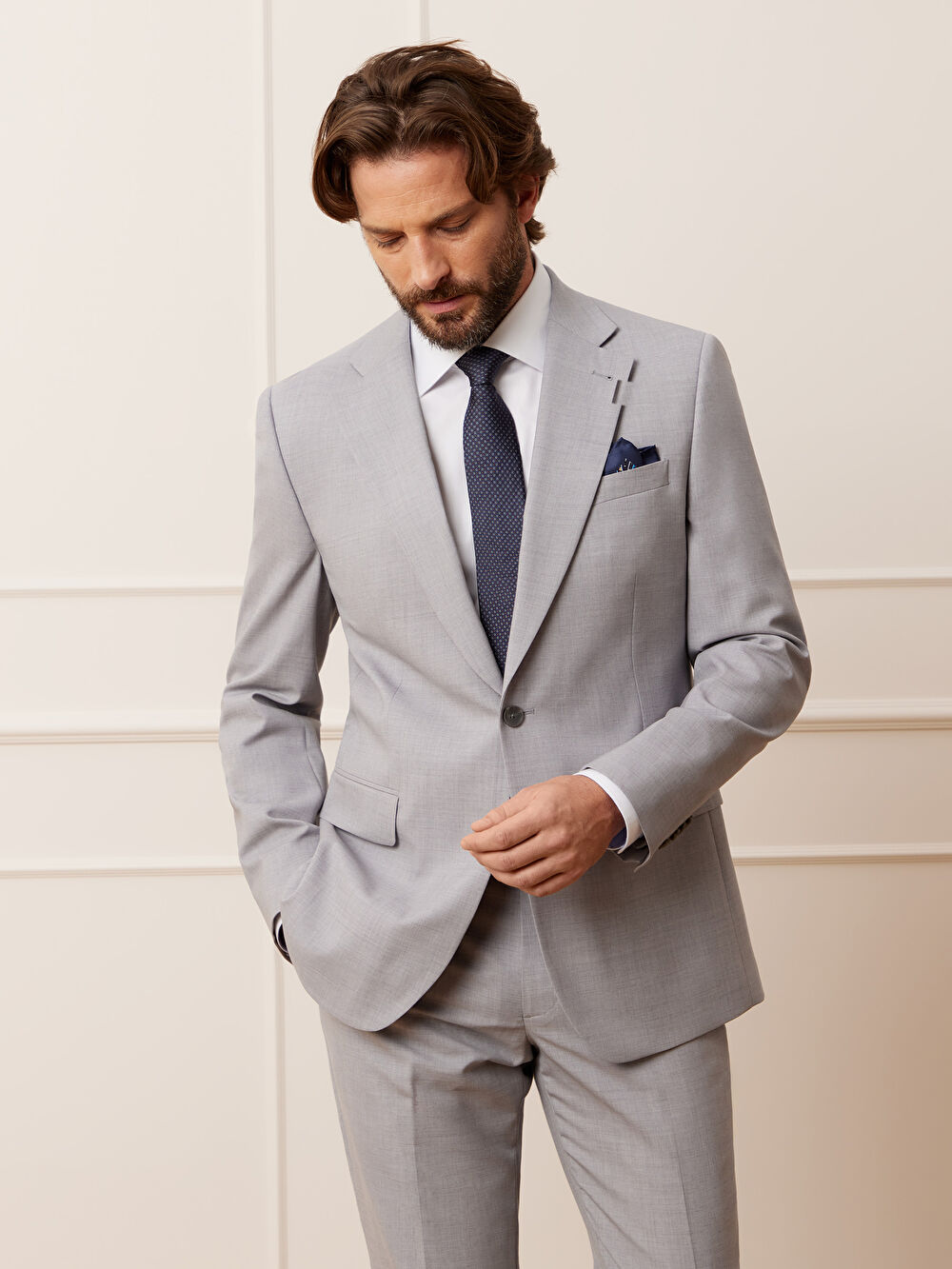 SZARA MARYNARKA BARI DO GARNITURU - MIKSUJ I ŁĄCZ