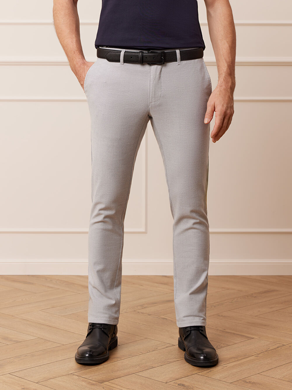 SZARE SPODNIE CROLLY - 4