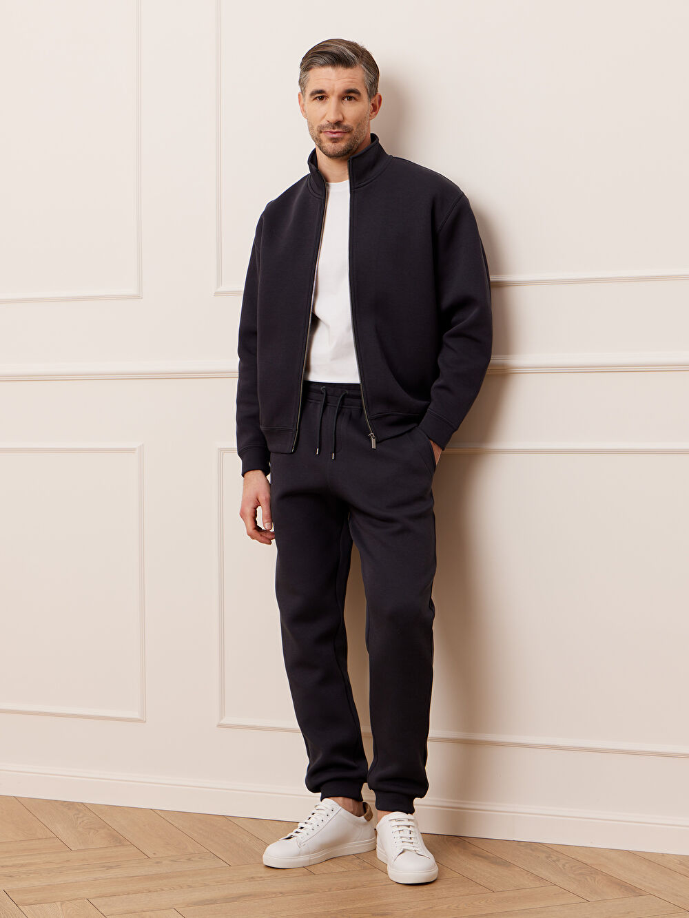 SZARE SPODNIE DRESOWE SAMONETON - 4