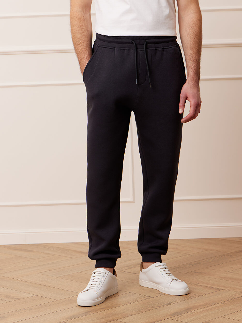 SZARE SPODNIE DRESOWE SAMONETON - 5