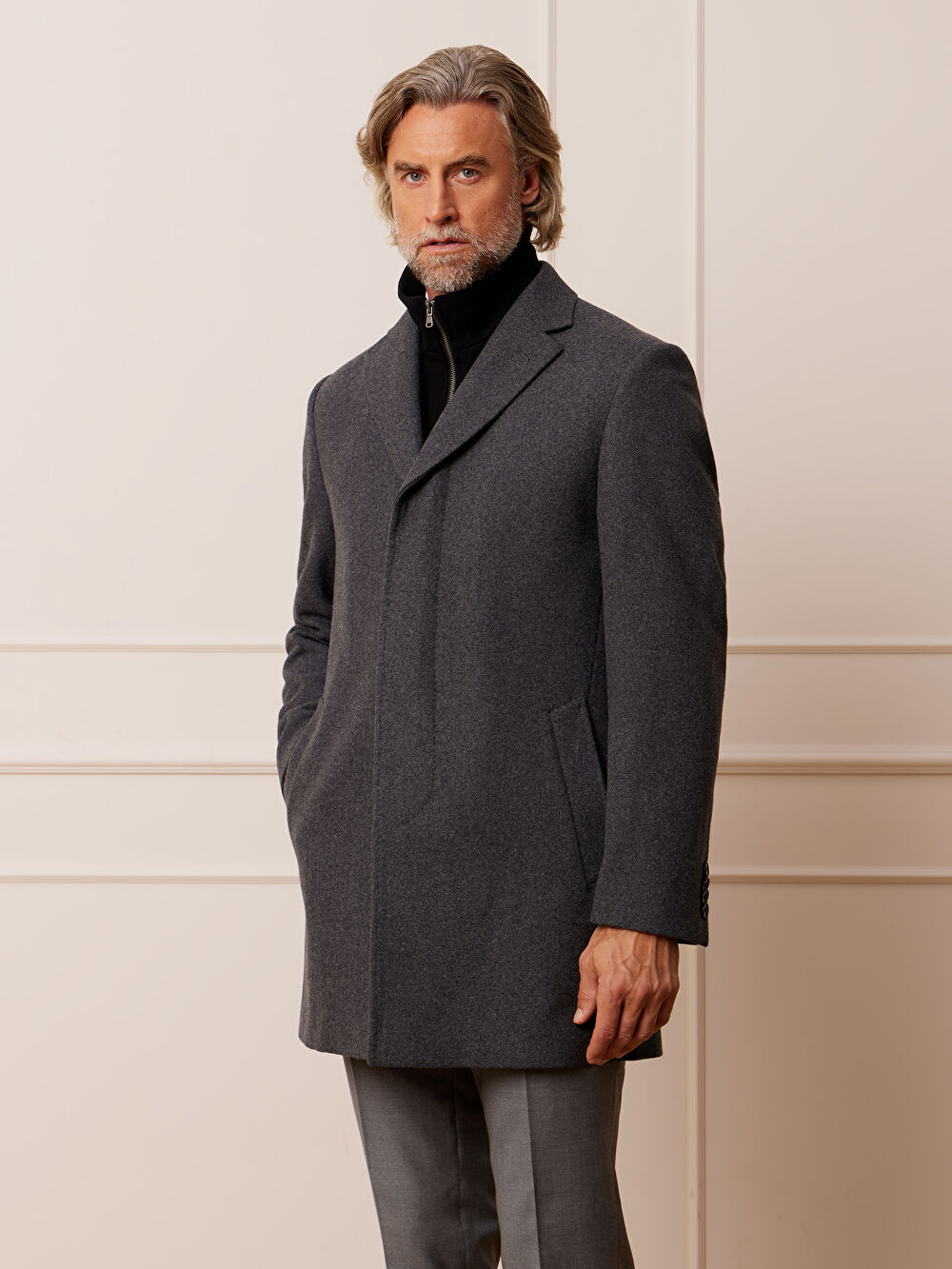 SZARY PŁASZCZ KORDOBA - 3