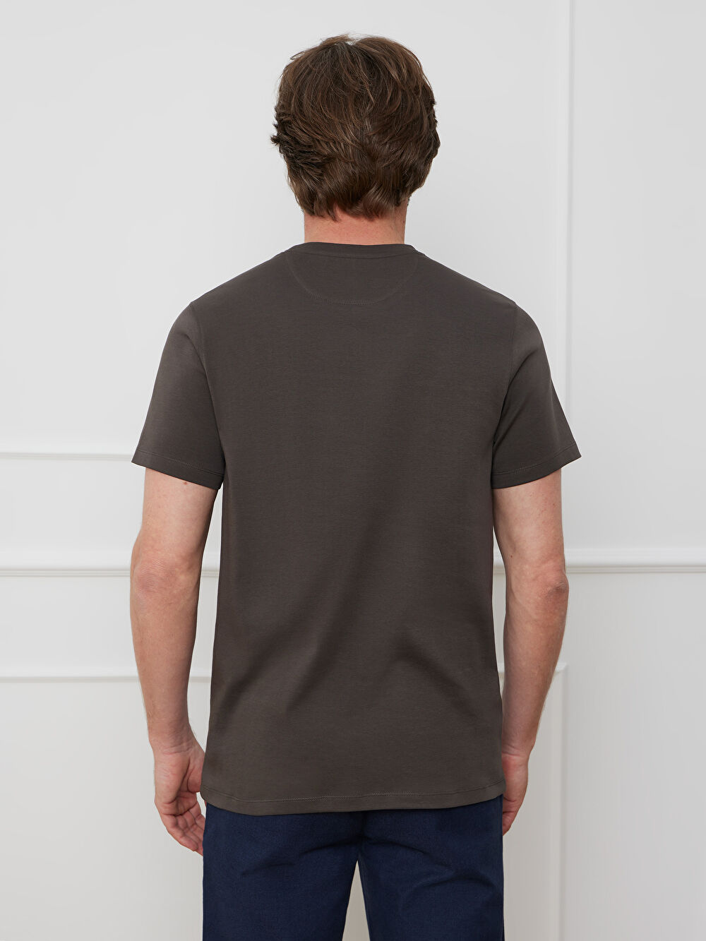 BRĄZOWY T-SHIRT CANDERSON - 3