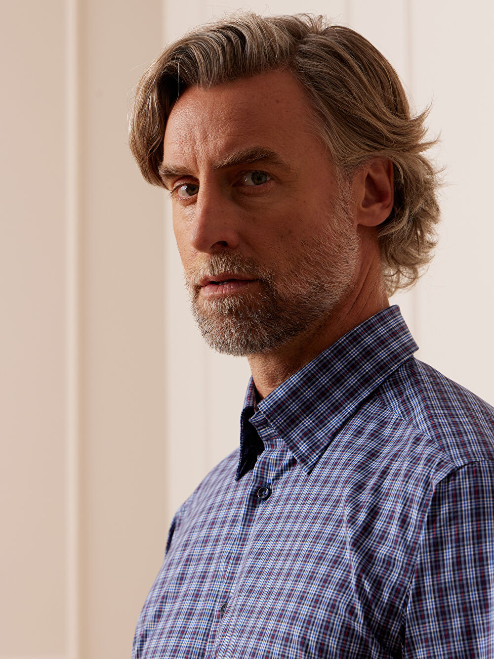 NIEBIESKA KOSZULA CAPRI DŁUGI RĘKAW - 5