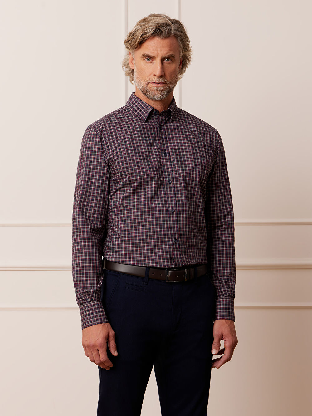 BORDOWA KOSZULA CAPRI DŁUGI RĘKAW - 4