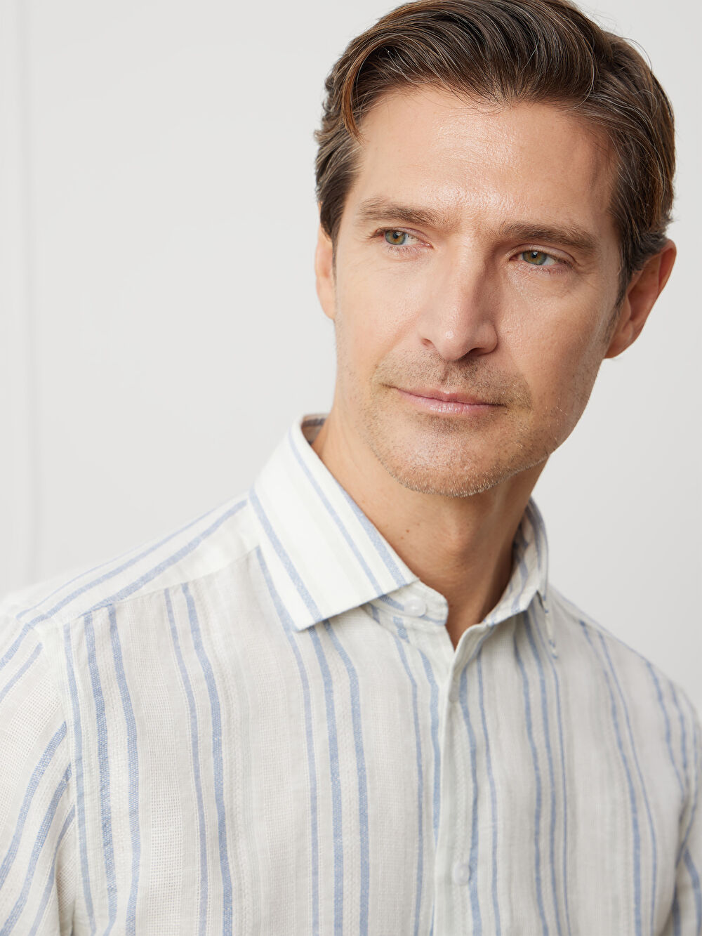 BIAŁA KOSZULA ROMA KRÓTKI RĘKAW - 3