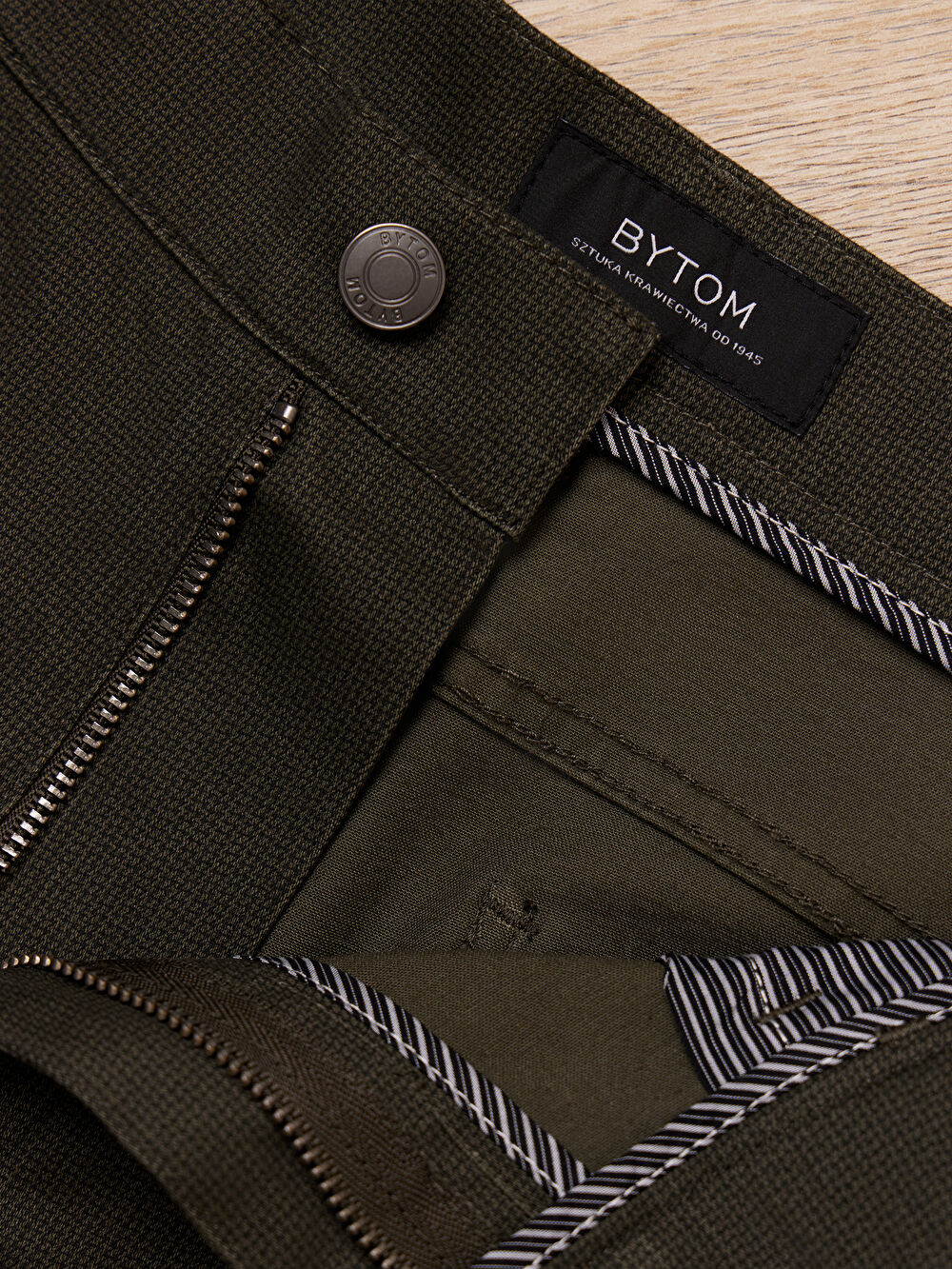 ZIELONE SPODNIE NAPOLEO - 3