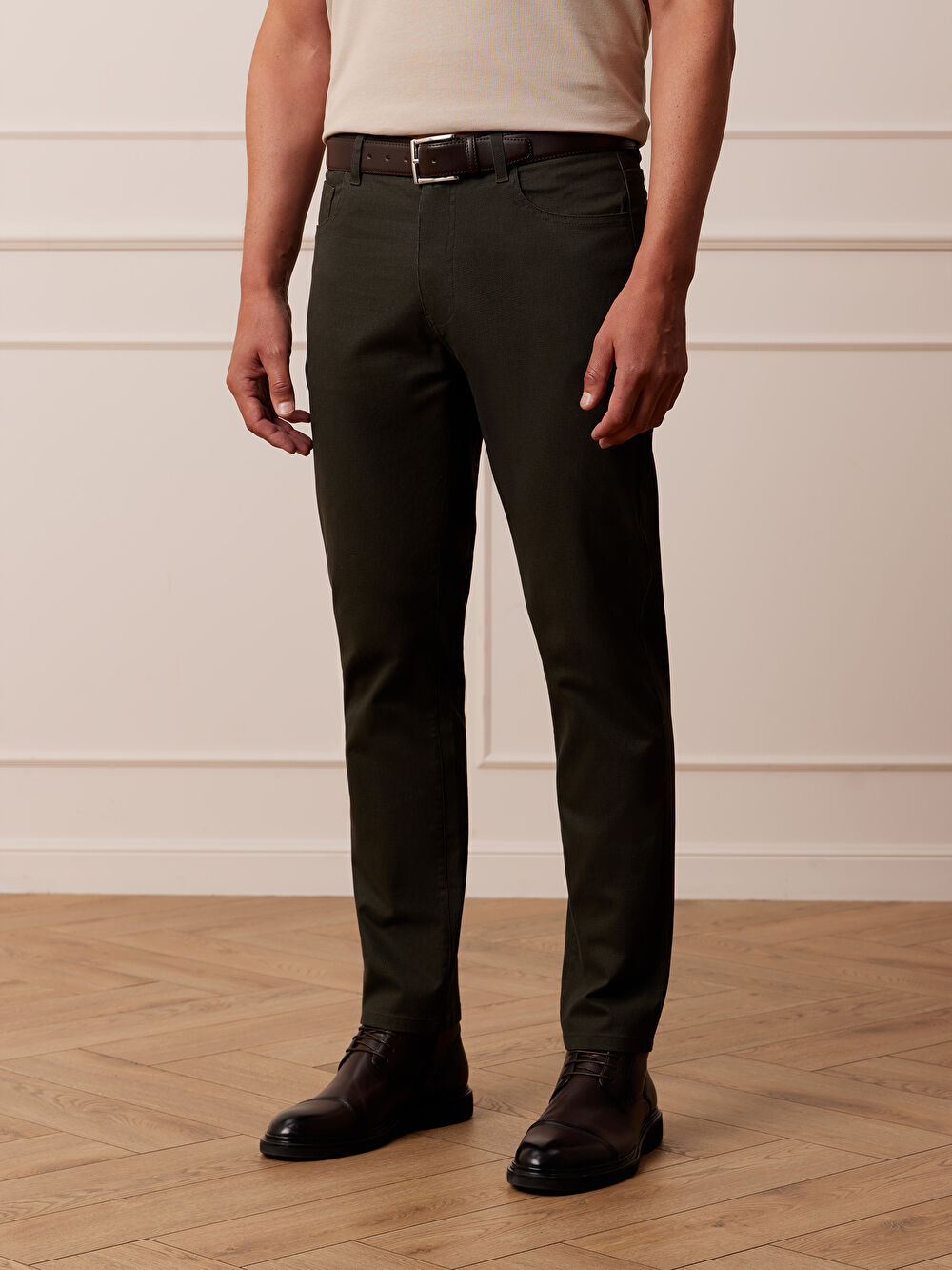 ZIELONE SPODNIE NAPOLEO - 4