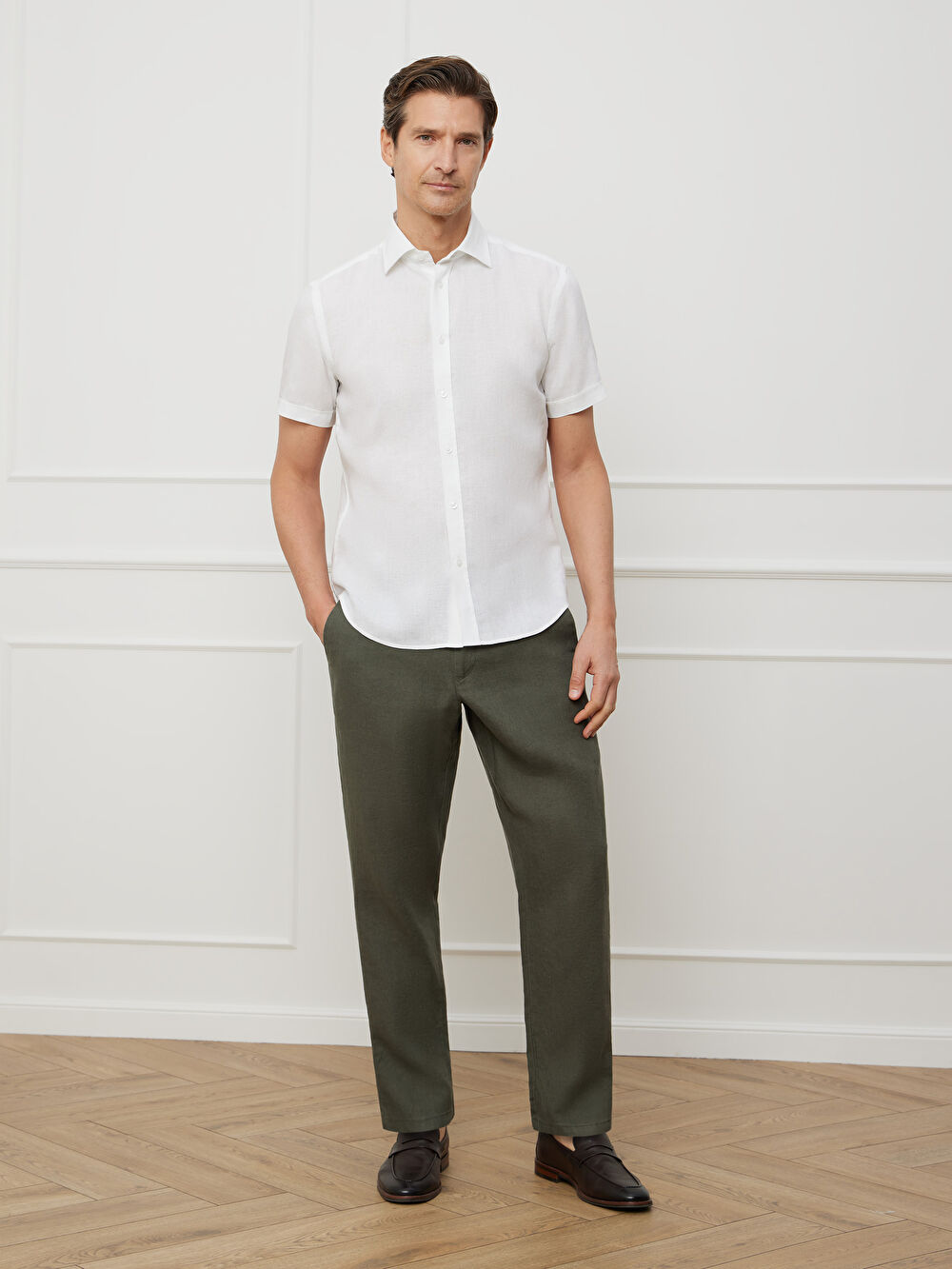 ZIELONE SPODNIE CANEY - 4