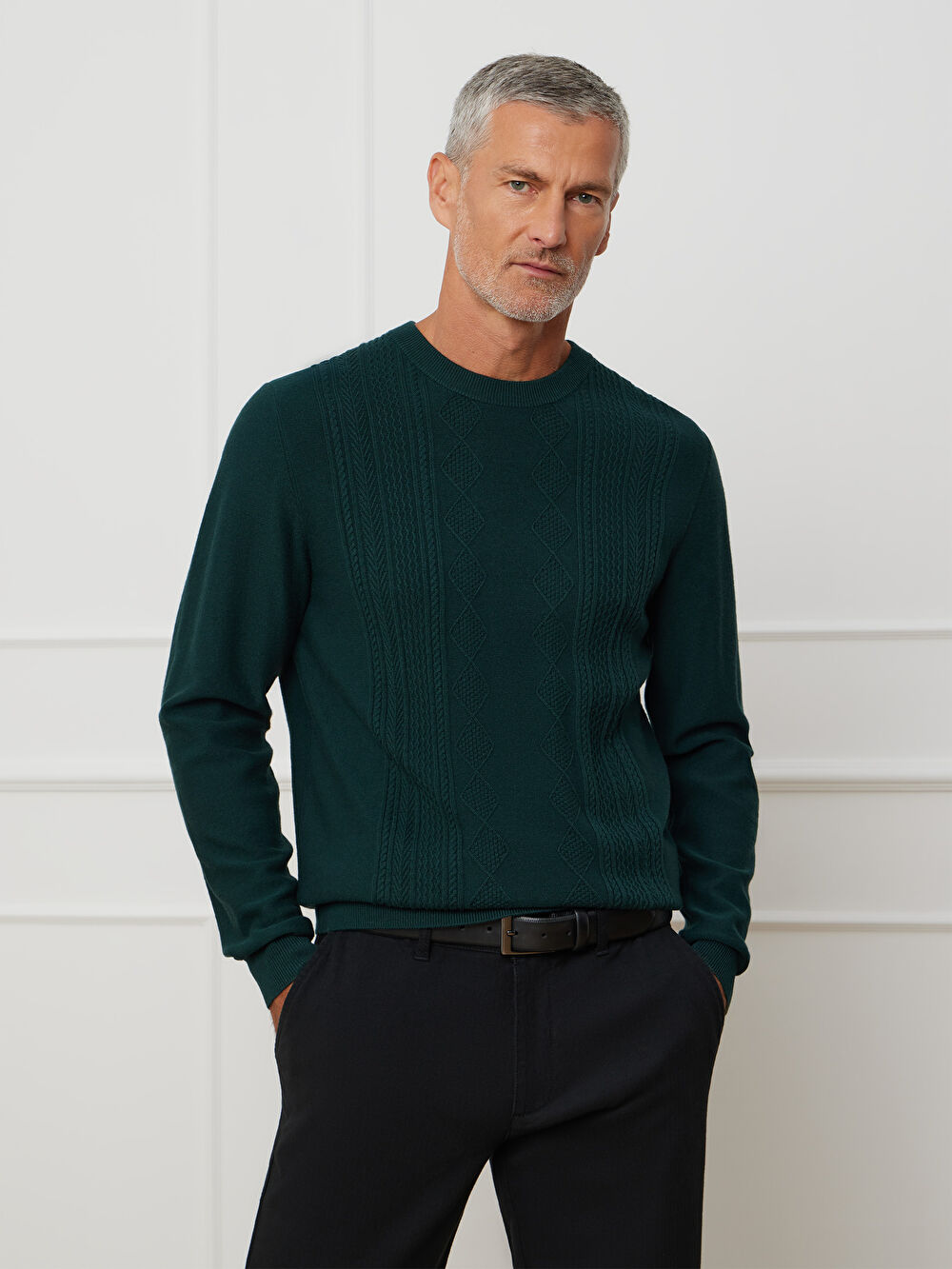 ZIELONY SWETER ANTON