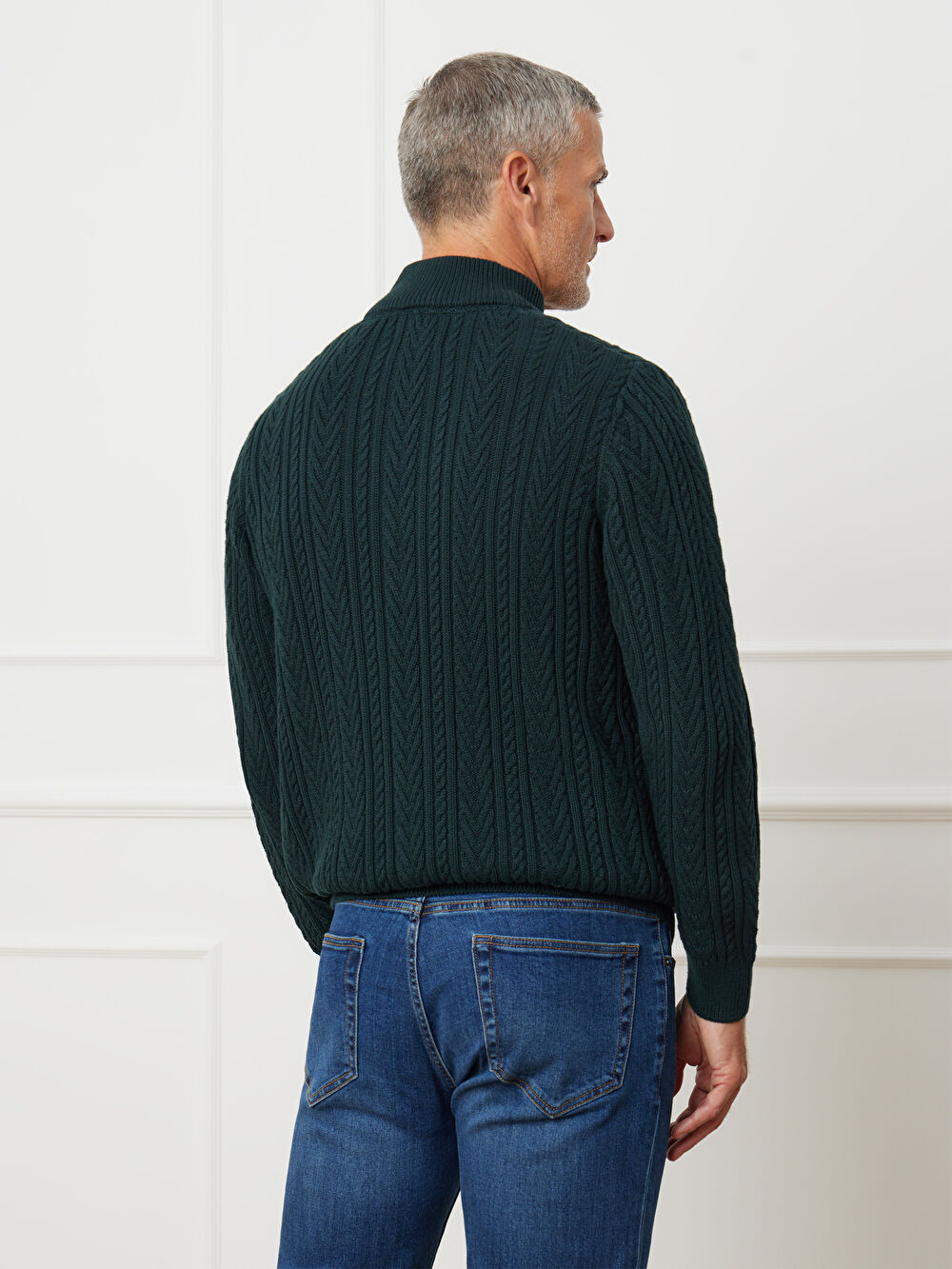 ZIELONY SWETER PEBBLE - 3