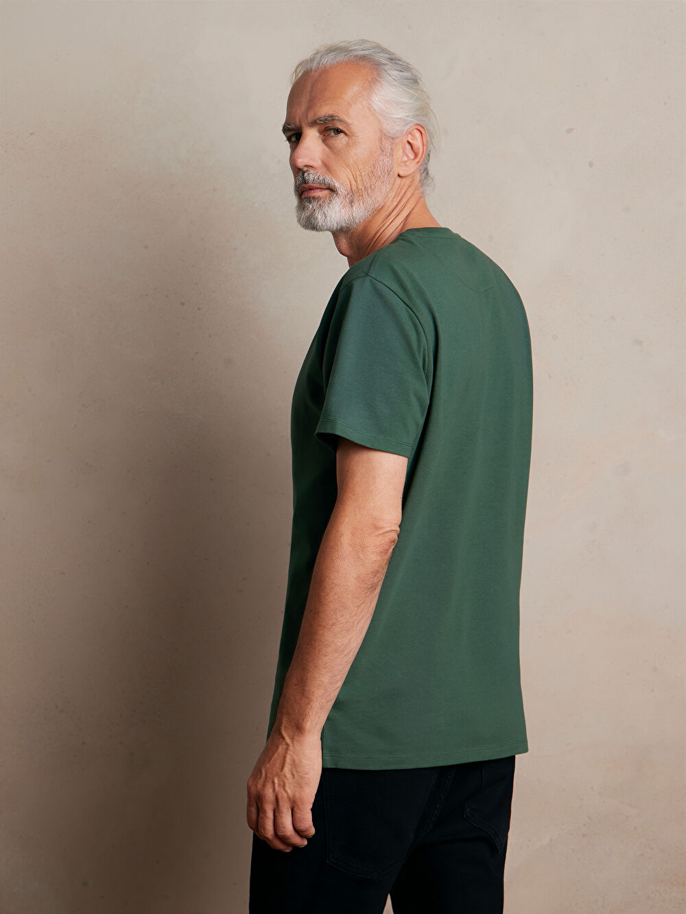 BAWEŁNIANY T-SHIRT HARLOW - 5