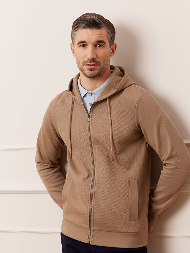 BEŻOWA BLUZA BIRGHAAM