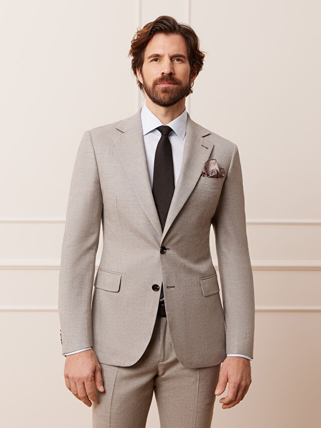 BEŻOWA MARYNARKA TURYN DO GARNITURU - MIKSUJ I ŁĄCZ