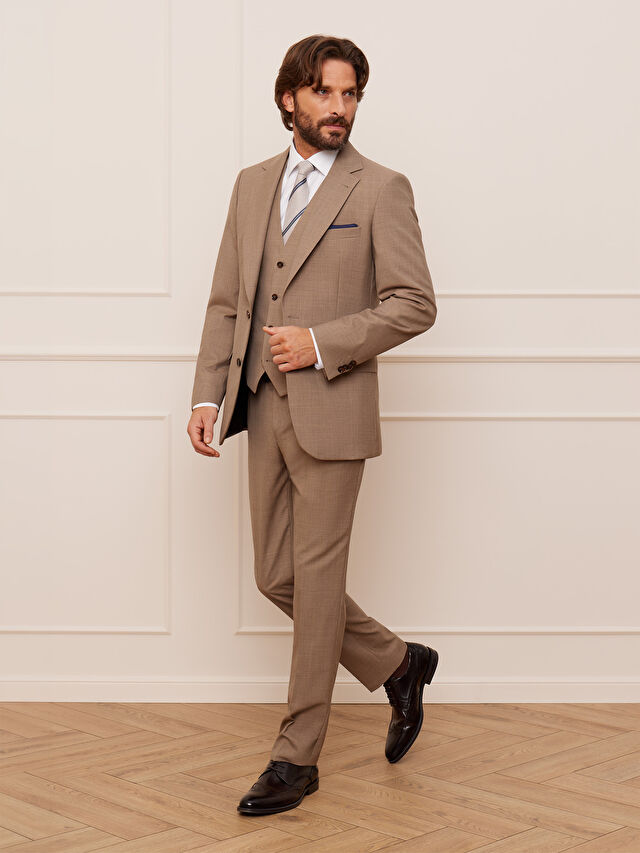 BEŻOWA MARYNARKA BARI DO GARNITURU - MIKSUJ I ŁĄCZ