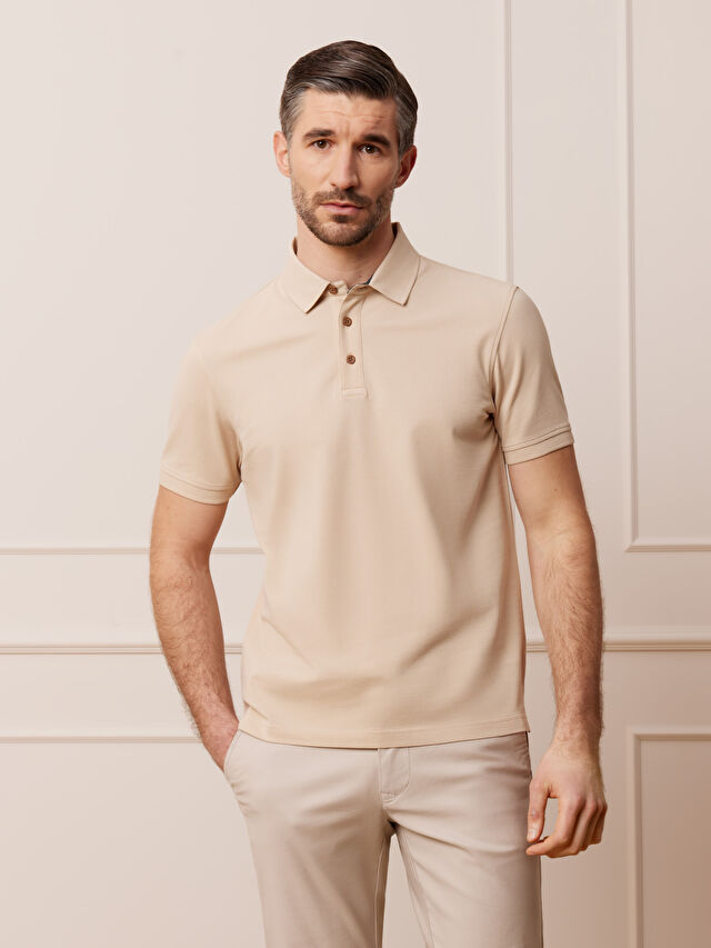 BEŻOWE POLO PRESTEIGNE