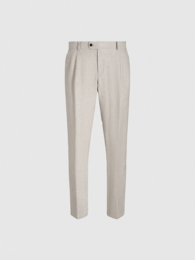 BEŻOWE SPODNIE DO GARNITURU - MIKSUJ I ŁĄCZ