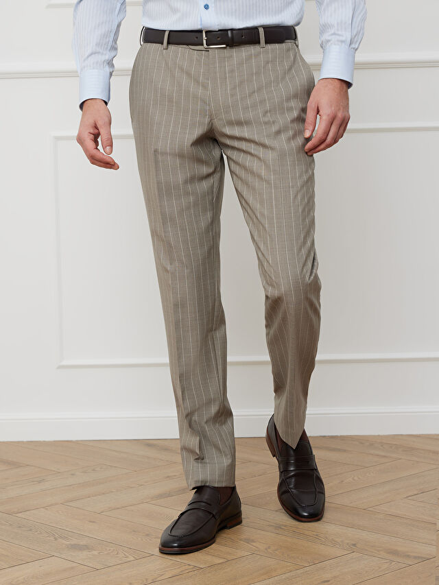 BEŻOWE SPODNIE DO GARNITURU - MIKSUJ I ŁĄCZ