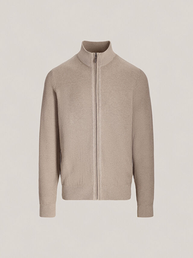 BEŻOWY KARDIGAN HAMRE