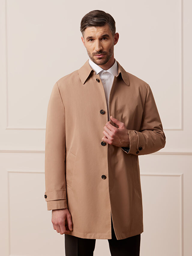 BEŻOWY PŁASZCZ MANCHESTER