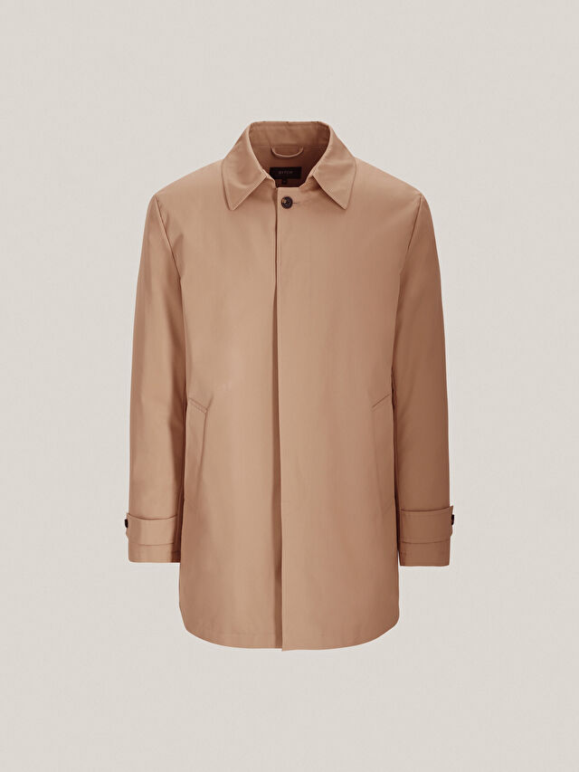 BEŻOWY PŁASZCZ MANCHESTER