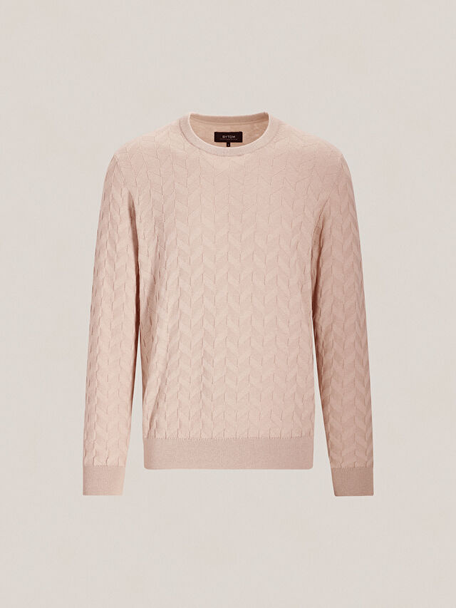 BEŻOWY SWETER JOSHUA