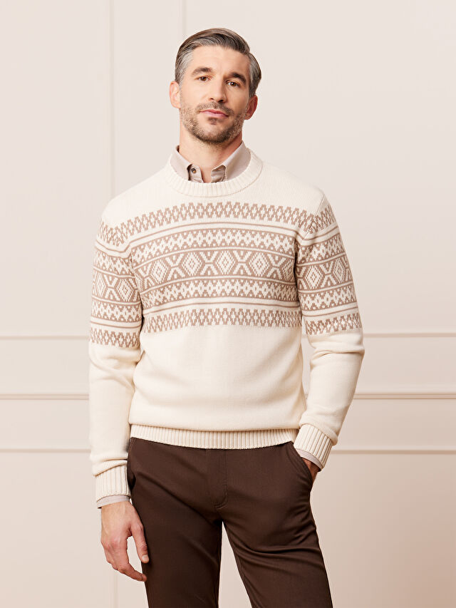 BEŻOWY SWETER GIENMORE