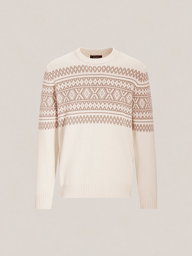 BEŻOWY SWETER GIENMORE