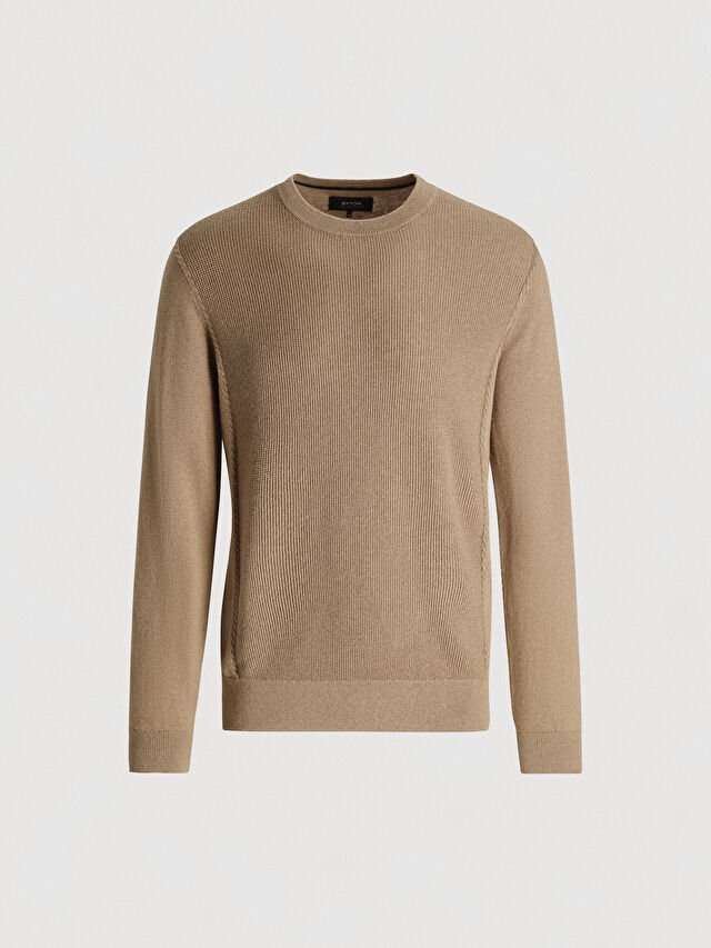 BEŻOWY SWETER WARREN