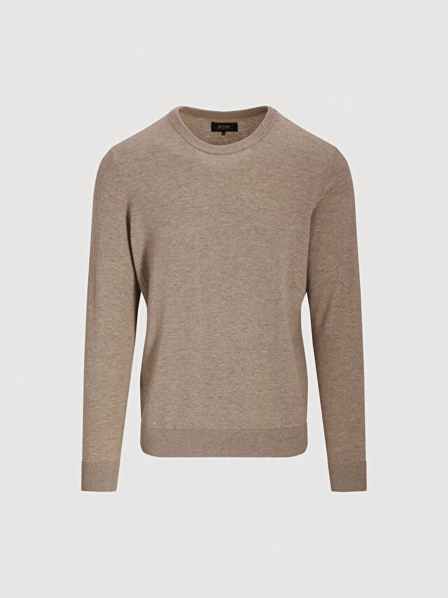 BEŻOWY SWETER LANGLO