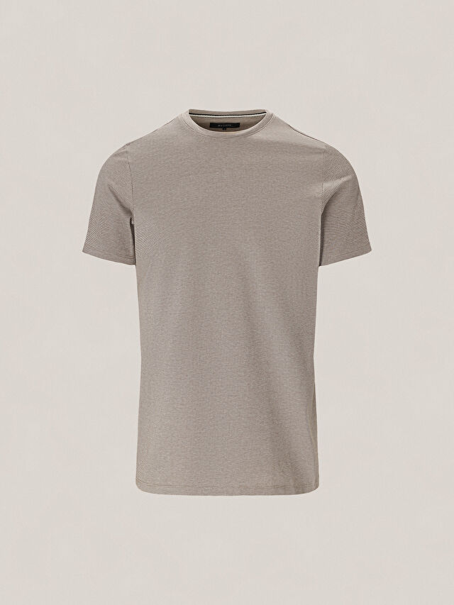 BEŻOWE T-SHIRT DOVER