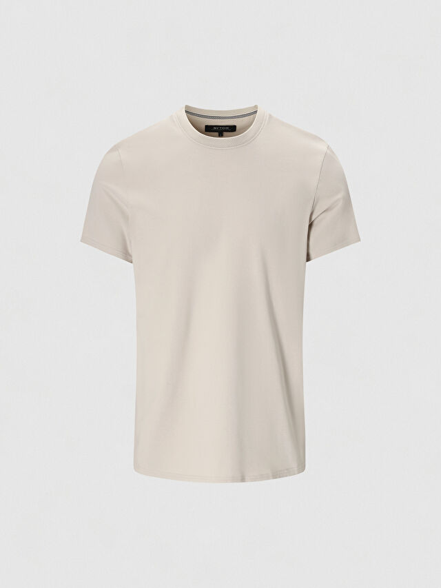 BEŻOWY T-SHIRT BELSAY