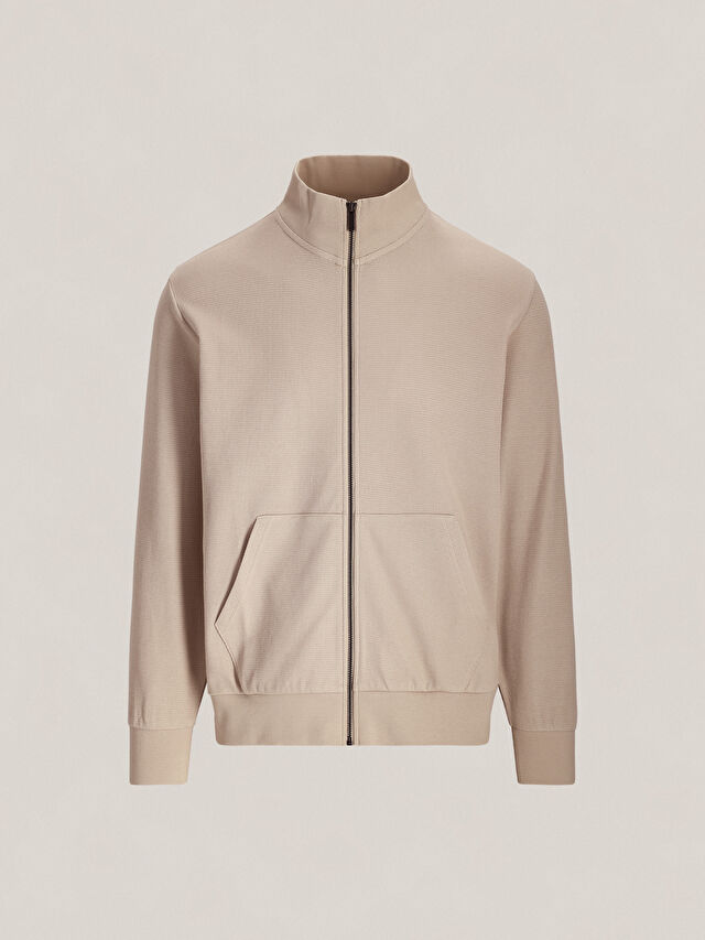 BEŻOWA BLUZA LEISTON