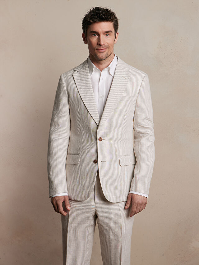 BEŻOWA MARYNARKA DO GARNITURU - MIKSUJ I ŁĄCZ