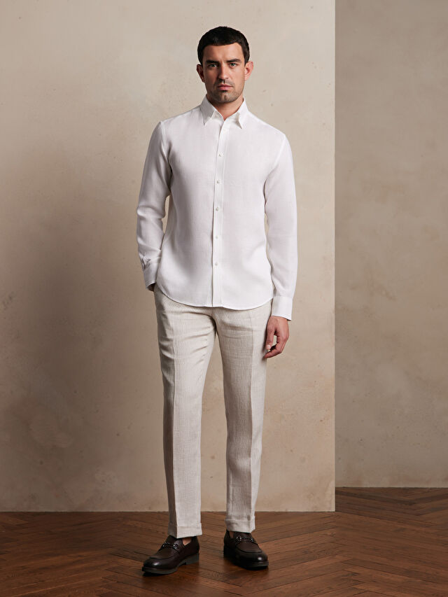 BEŻOWE SPODNIE DO GARNITURU - MIKSUJ I ŁĄCZ