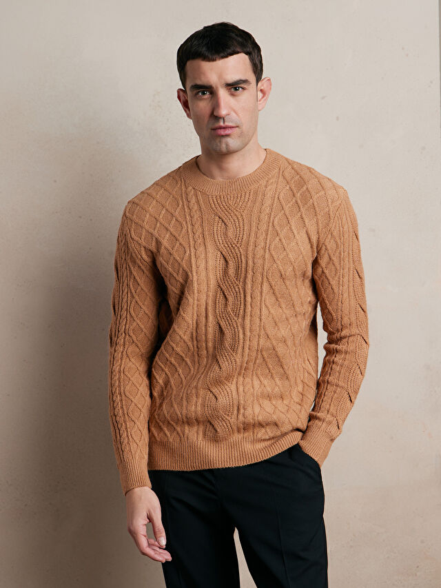 SWETER KOLSER Z WEŁNĄ