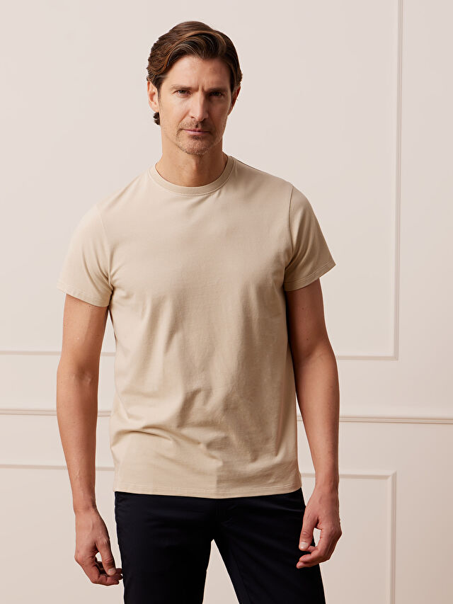 BEŻOWY T-SHIRT MARAZION