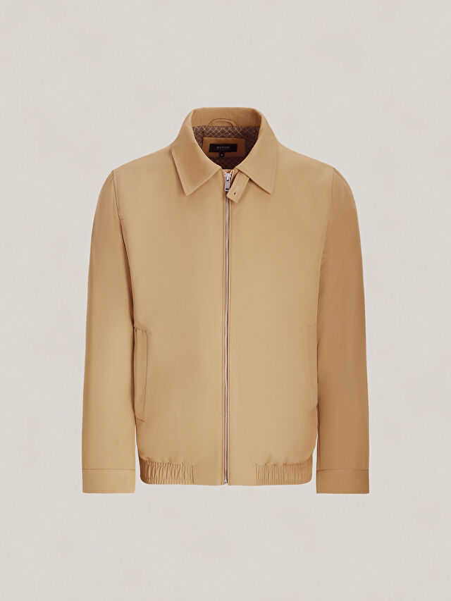 BEŻOWA KURTKA HARRINGTON