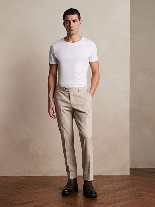 BEŻOWE SPODNIE DO GARNITURU - MIKSUJ I ŁĄCZ