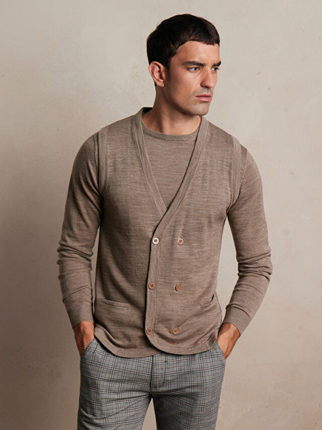 BEZRĘKAWNIK BURNHOPE Z WEŁNY MERINO