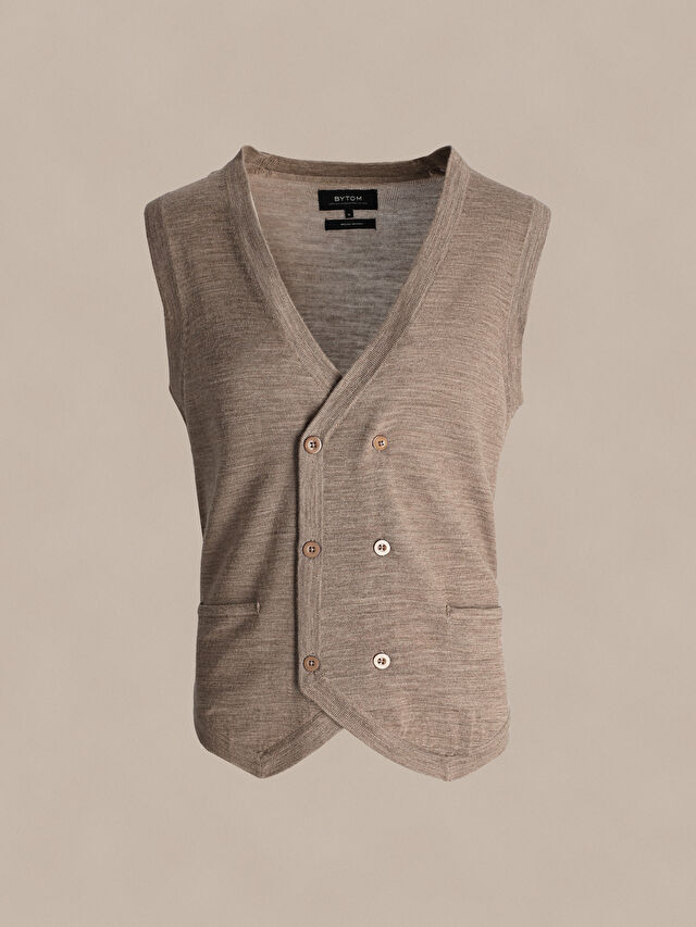 BEZRĘKAWNIK BURNHOPE Z WEŁNY MERINO