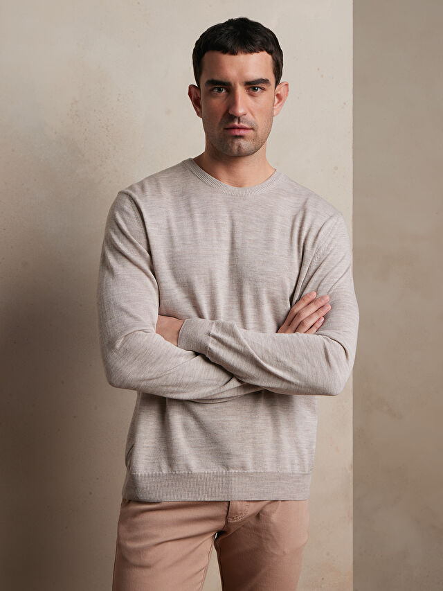 SWETER ASTON Z WEŁNY MERINO