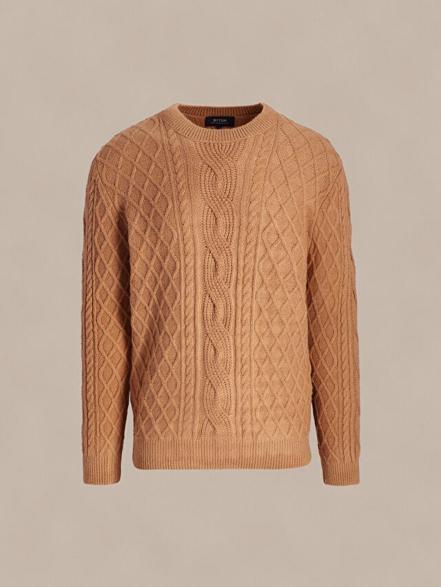 SWETER KOLSER Z WEŁNĄ