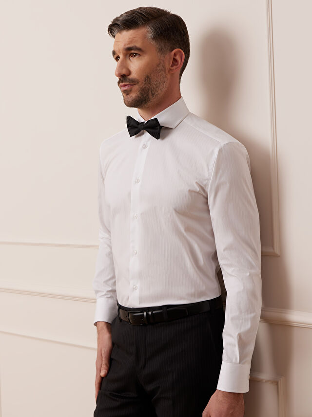 BIAŁA KOSZULA NICEA DŁUGI RĘKAW